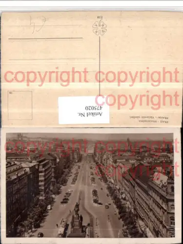 475020,Prag Praha Vaclavske namesti Wenzelsplatz Straße