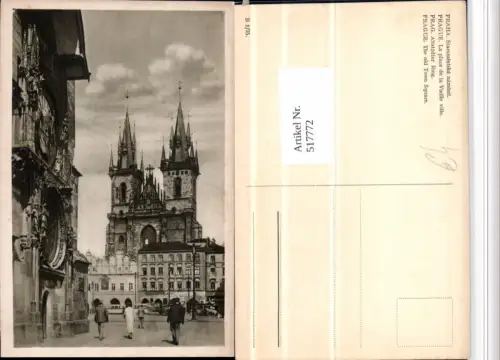 517772,Prag Praha Altstädter Ring Straßenpartie