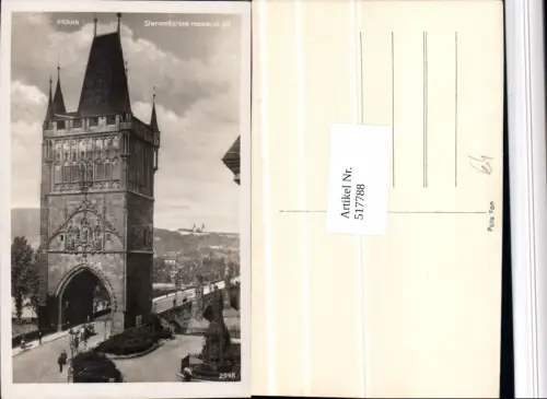 517788,Prag Praha Karlsbrücke Turm