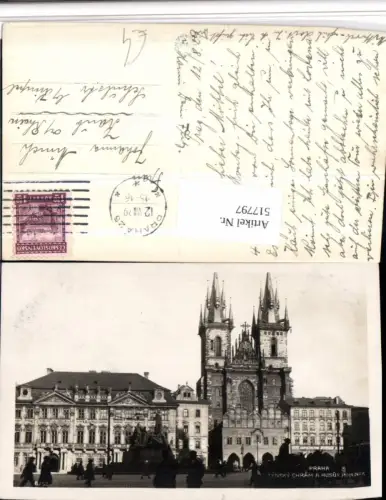 517797,Prag Praha Marktplatz Kirche Chram Husuv Teinkirche Tein Kirche