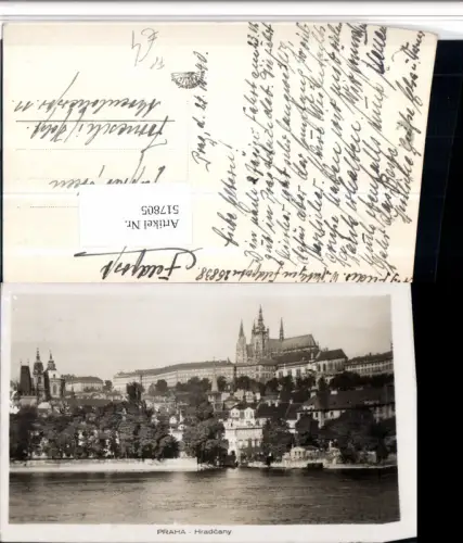 517805,Foto AK Prag Praha Hradschin Feldpost n. Tornesch Pinneberg Fam. Steen