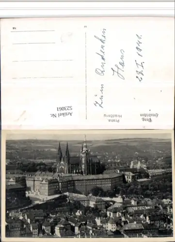 523061,Prag Praha Hradcany Burg Hradschin Kirche