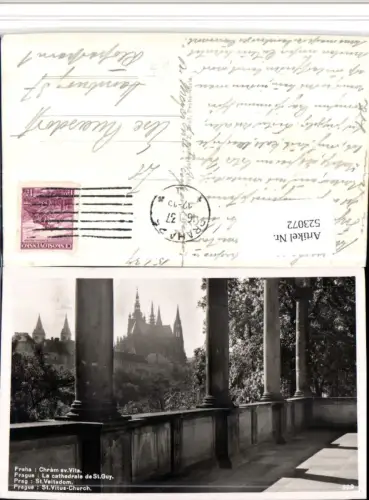 523072,Prag Praha Chram sv Vita St. Veitsdom Kirche Säulen