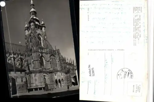 523075,Prag Praha Hrad Burg St. Veitsdom Kirche