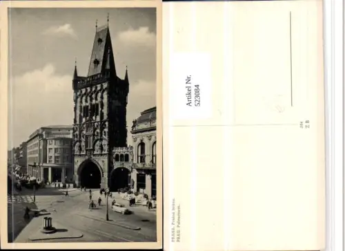 523084,Prag Praha Prasna brana Pulverturm Turm Tor