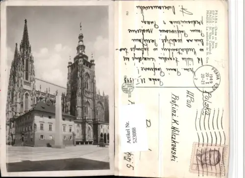 523088,Prag Praha Chram sv. Vita St. Veitsdom Kirche