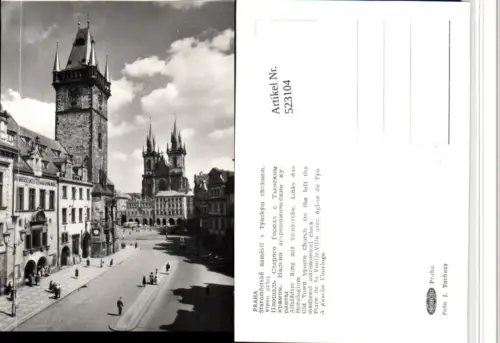 523104,Prag Praha Staromestske namesti s Tynskym charmem Kirche