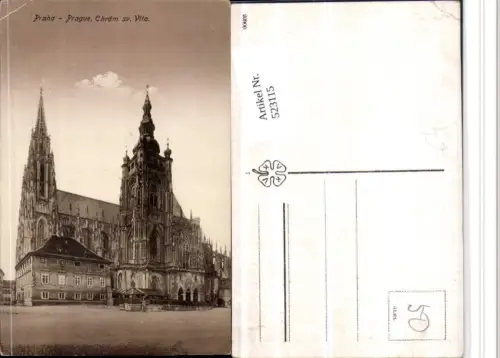 523115,Prag Praha Chram sv Vita St. Veitsdom Kirche