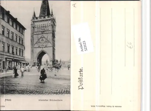 523123,Prag Praha Altstädter Brückenturm Turm Tor