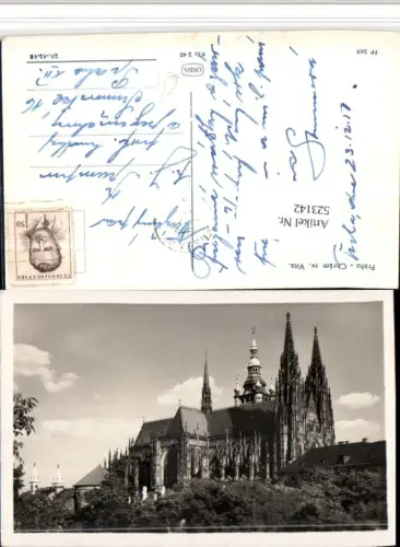 523142,Prag Praha Chram sv Vita St. Veitsdom Kirche