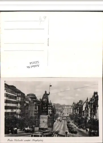 523154,Prag Praha Vaclavske namesti Wenzelsplatz Denkmal
