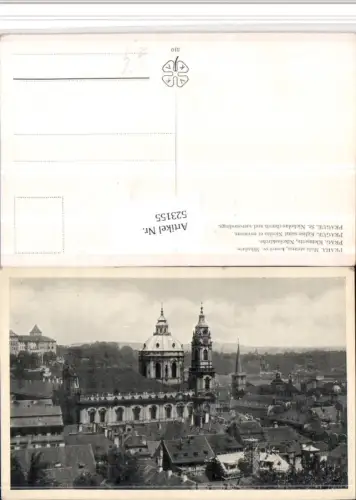 523155,Prag Praha Mala strana kostel sv Mikulase Nikolaskirche Kirche