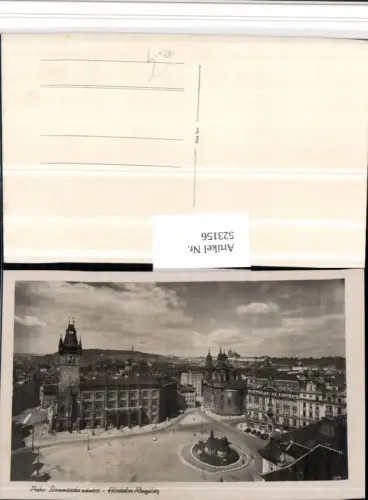 523156,Prag Praha Staromestske namesti Ringplatz Rathaus