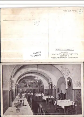523172,Prag Praha Restaurant Narodni Kavarna a Vinarna Innenansicht