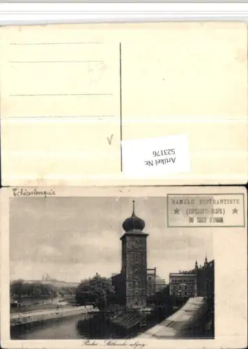 523176,Prag Praha Stitkovske mlyny Mühle Turm