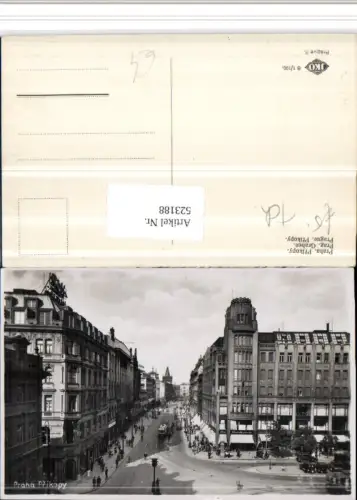 523188,Prag Praha Prikopy Graben Straßenansicht