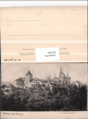 523195,Prag Praha Hradschin Burg Kirche