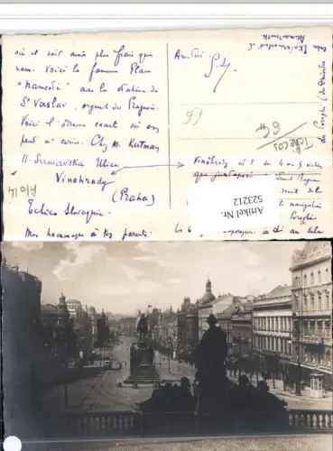523212,Prag Praha Wenzelsplatz Denkmal