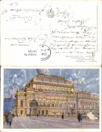 541781,Tschechien Stadt Prag Praha Jaroslav Setelik Theater