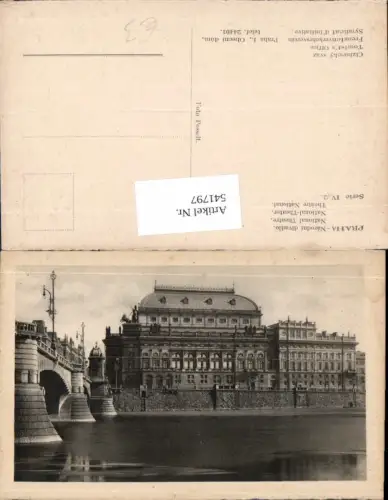 541797,Tschechien Stadt Prag Praha Theater