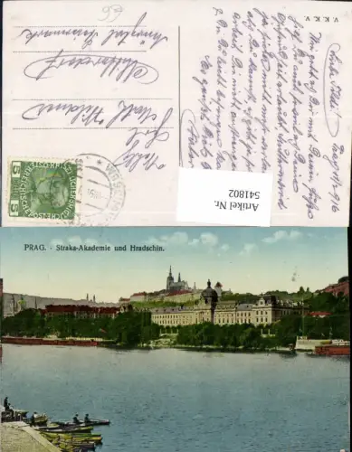 541802,Tschechien Stadt Prag Praha Straka Akademie