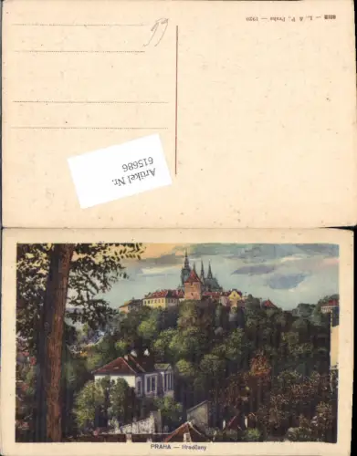615686,Prag Praha Hradcany Burg 1920