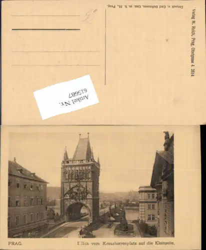 615687,Prag Praha Kreuzherrenplatz Kleinseite