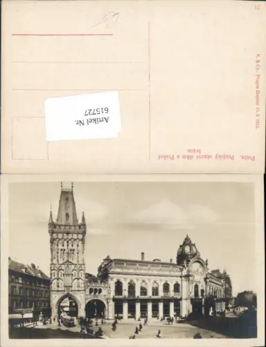 615727,Prag Praha Prazsky obecni dum Prasna