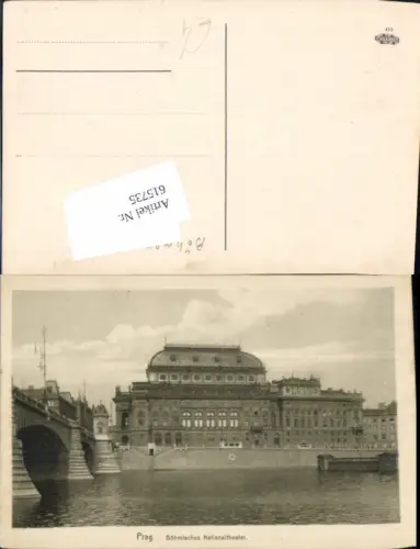 615735,Prag Praha Böhmisches Nationaltheater Theater