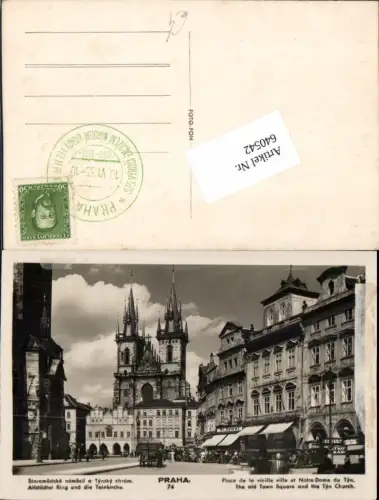 640542,Prag Praha Altstadt Ring Teinkirche