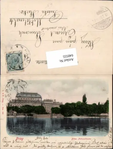 640555,Prag Praha Böhm. Nationaltheater Theater