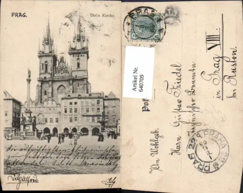 640709,Prag Praha Thein Kirche
