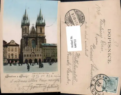 640722,Prag Praha Cnram P. Marie pred Tynem