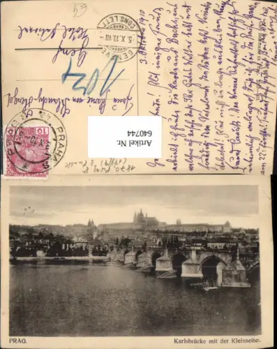 640744,Prag Praha Karlsbrücke m. d. Kleinseite