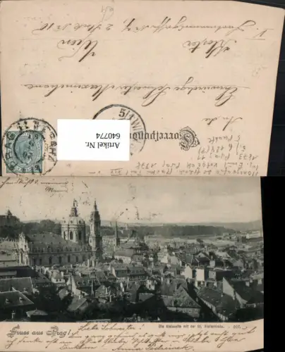 640774,Prag Praha Kleinseite m. d. St Niclaskirche