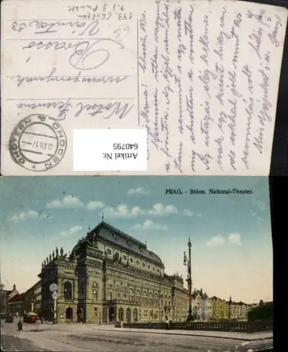 640795,Prag Praha Böhm. National-Theater
