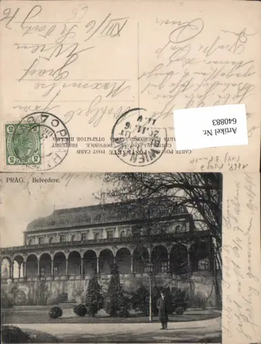 640883,Prag Praha Belvedere Laterne Mann
