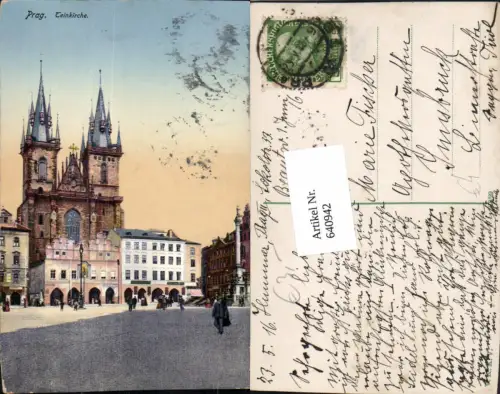 640942,Prag Praha Teinkirche
