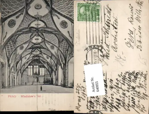 640955,Prag Praha Wladislaw Sal