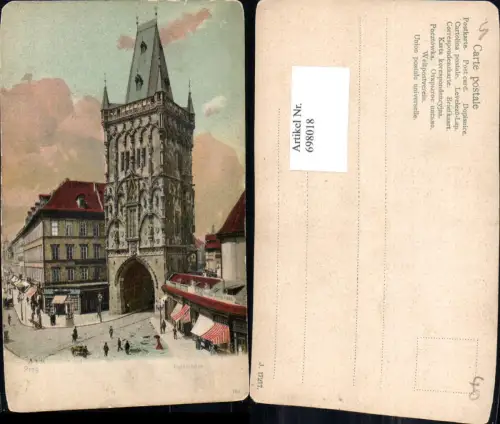 698018 Prag Praha Pulverturm