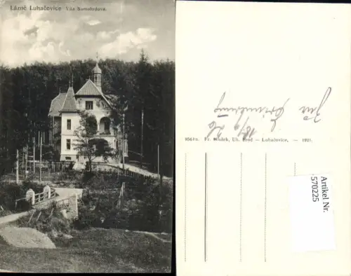 570225,Lazne Luhacovice Villa Samohrdova