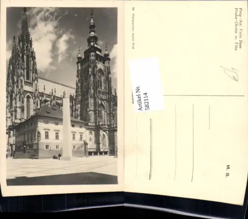 582114,Foto Ak Prag Praha Sanct Veits Dom Chram sv. Vita