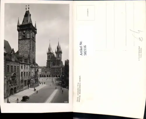 582116,Foto Ak Prag Praha Altstädter Ring Staremestske namesti