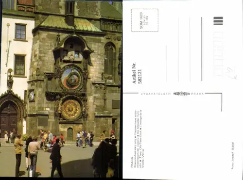 582121,Prag Praha Staromestsky orloj Altstädter Turmuhr Astronomische Uhr