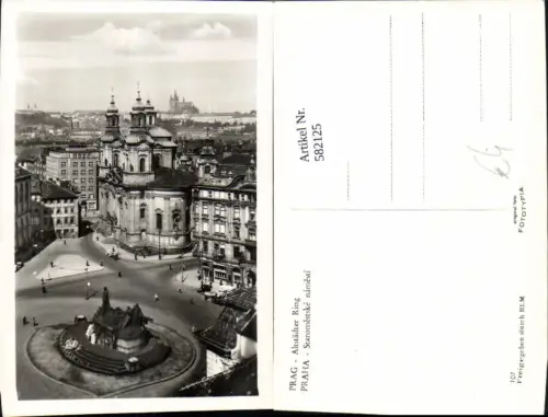 582125,Foto Ak Prag Praha Altstädter Ring Staremestske namesti