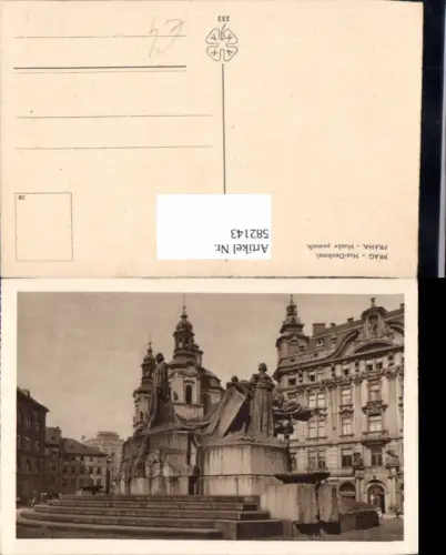 582143,Prag Praha Hus-Denkmal Husuv pomnik