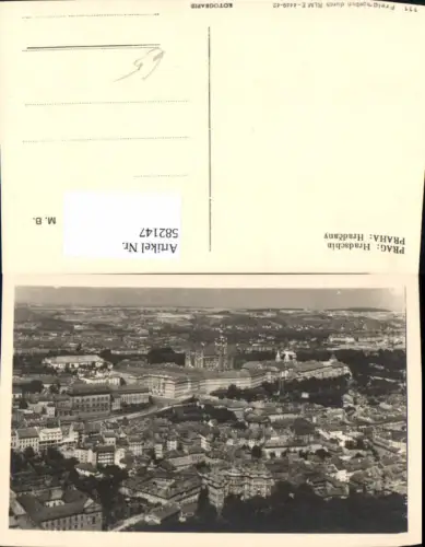 582147,Foto Ak Prag Praha Hradschin Hradcany