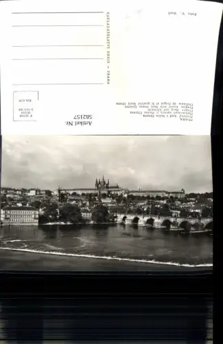 582157,Foto Ak Prag Praha Prazsky hrad s Malou Stranou Prager Burg u. Kleinseite