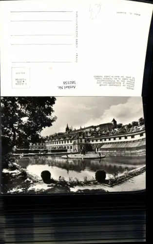 582158,Foto Ak Prag Praha Jezirko ve Valdstejnske zahrade Kleiner See i. Wallensteingarten