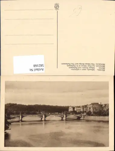 582168,Prag Praha Manesuv most a snemovna Manes-Brücke u. Parlament